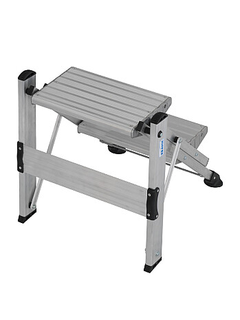 KRAUSE Stabilo schodki składane z ryflowanymi stopniami 1x2